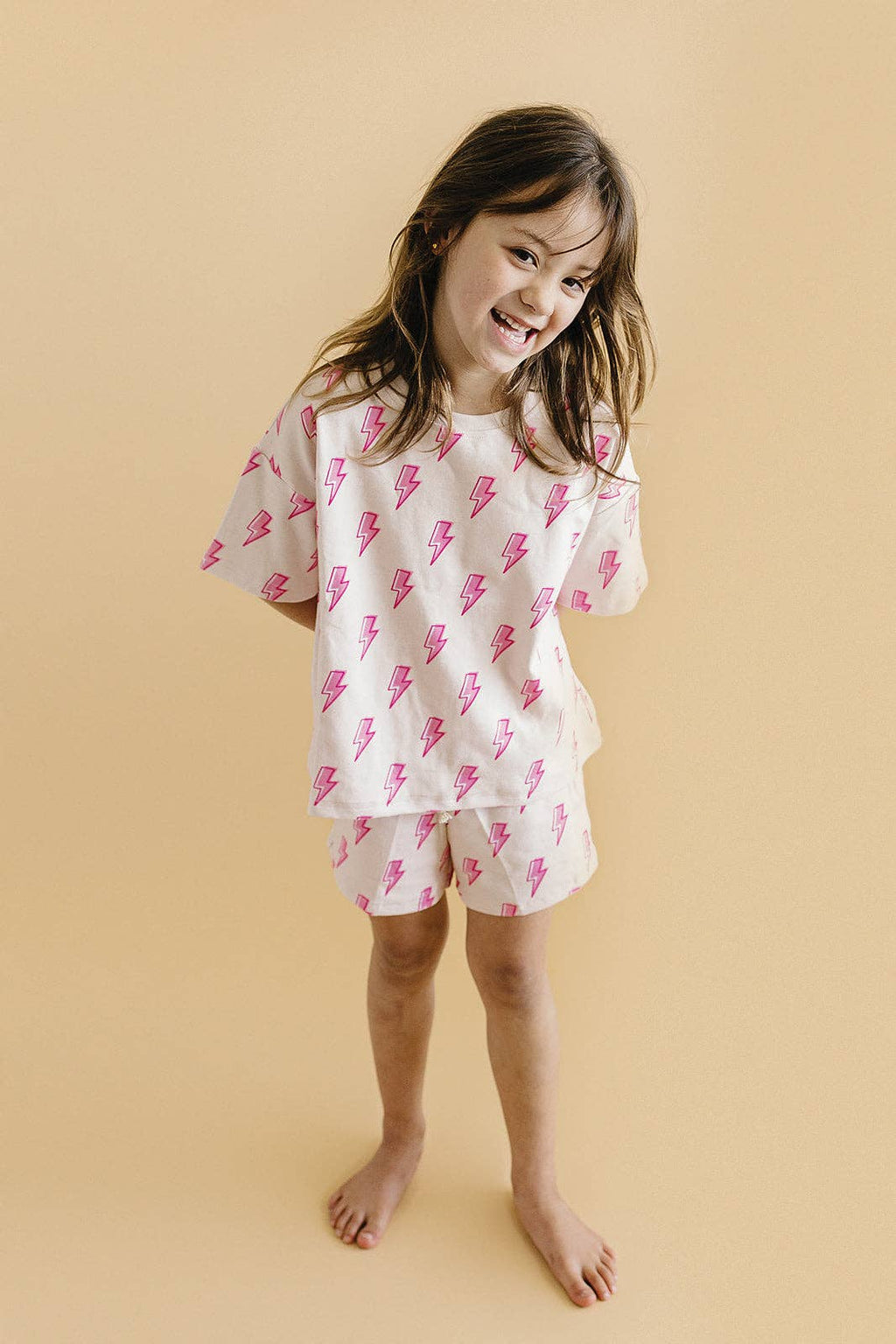 Shorts Set | Pink Bolts