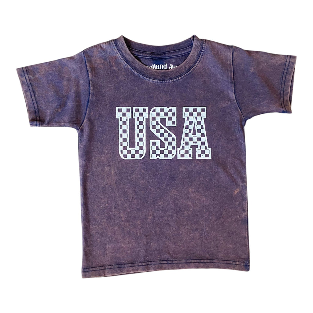 Checkered USA | Stonewash